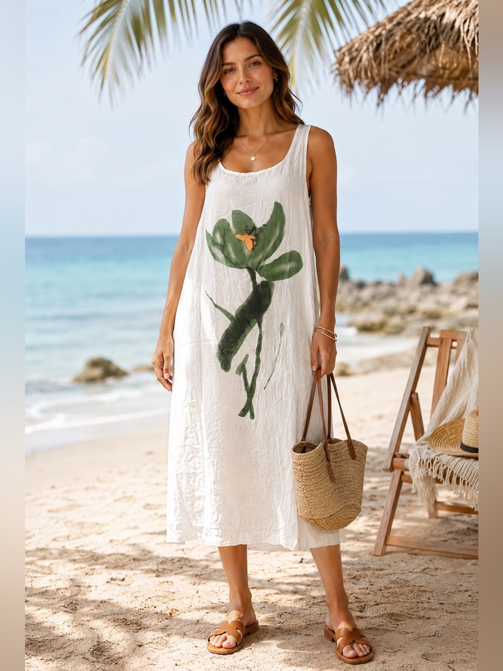 Xiaomanyun Flower Dress XXL NWOT